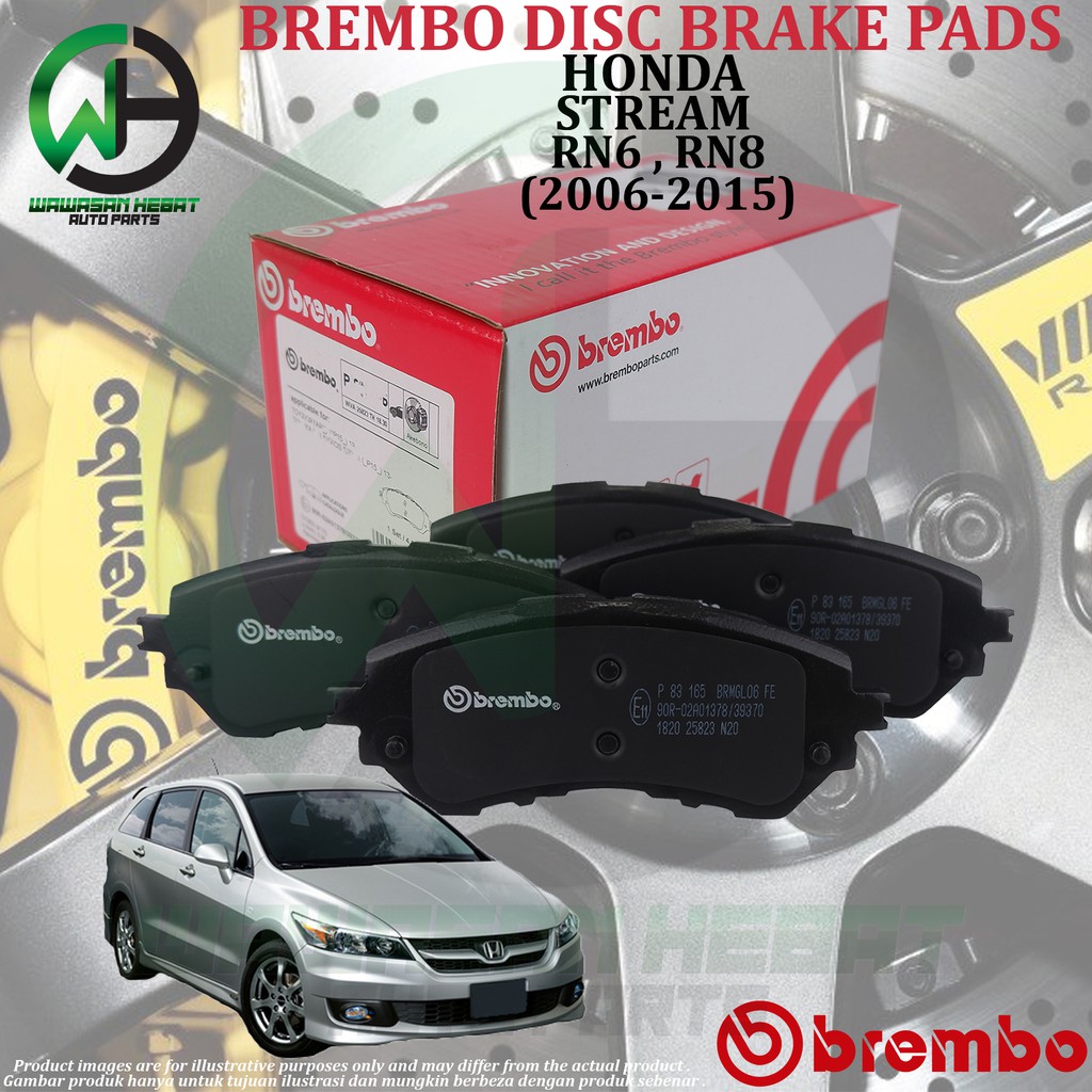Honda Stream RN6 , RN8 , RSZ Front Brake Pad , Disc Brake Pads Brembo