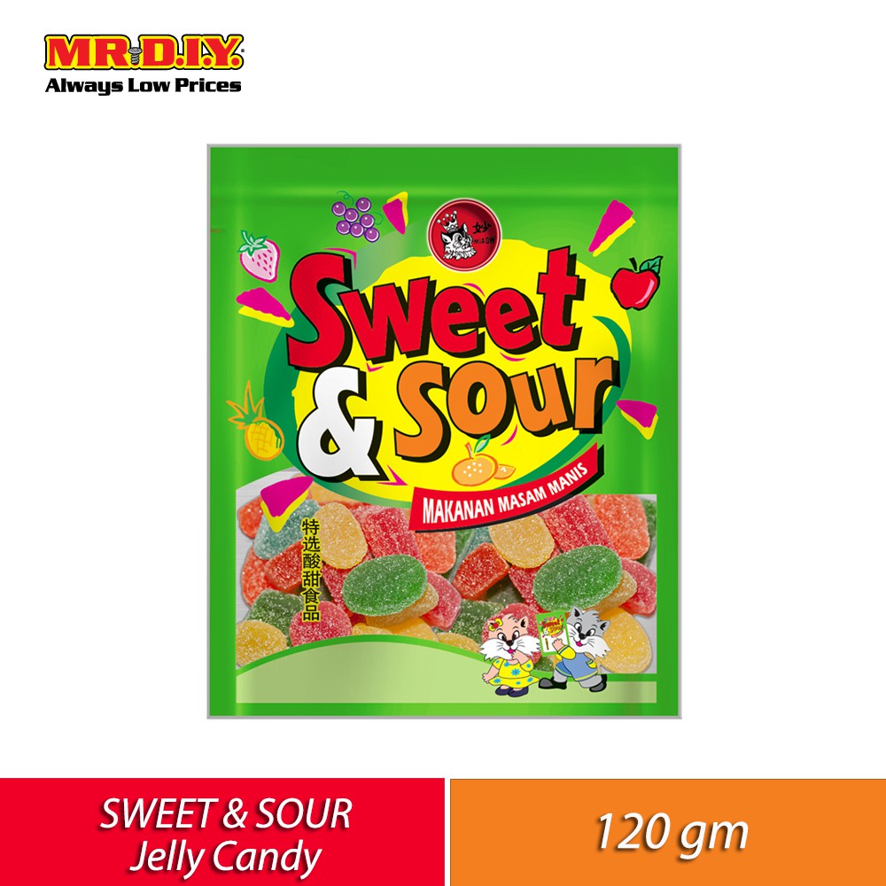 MIAOW Sweet and Sour Jelly Candies (120g) Shopee Malaysia