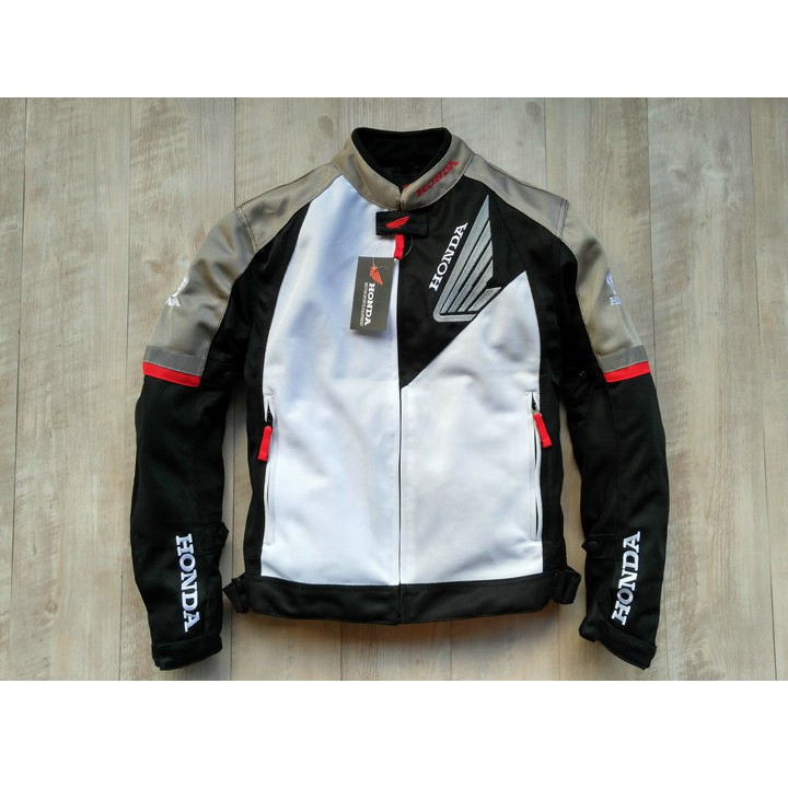 HONDA Riding Safety Jacket (810) White Shopee Malaysia