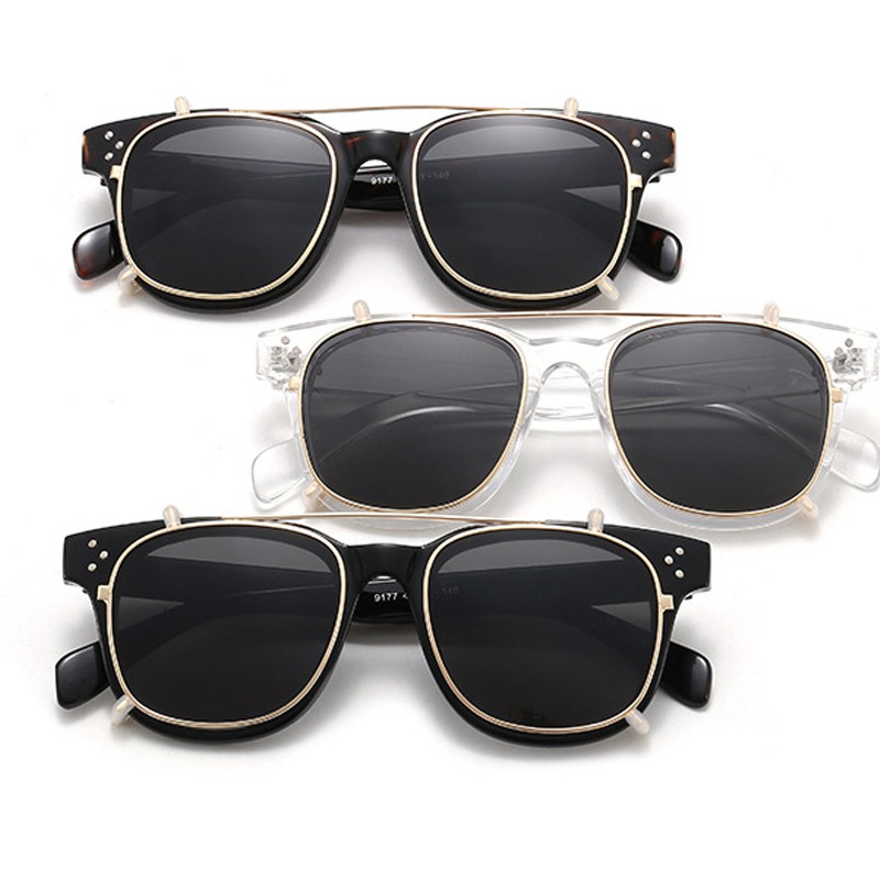 Ultralight Polarized Clip On Sunglasses Double Lens Men Women Fashion