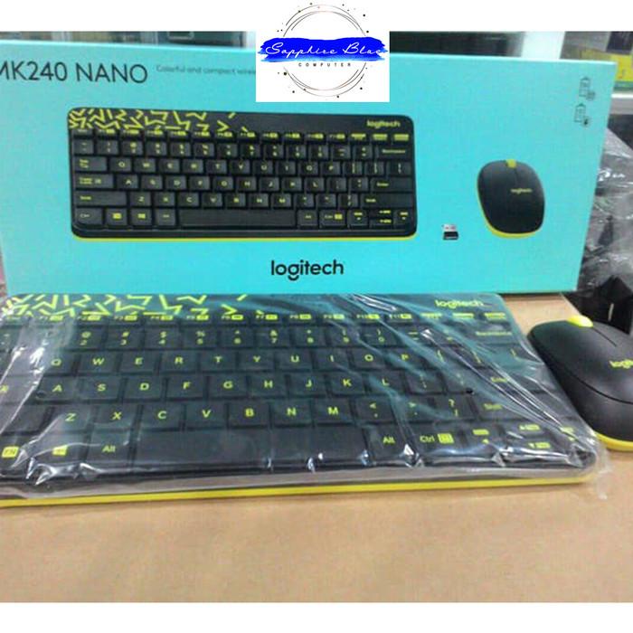 LOGITECH MK240 NANO Wireless Keyboard + Mouse Official Original LOGITEC COMBO