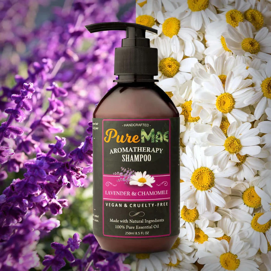 Aromatherapy Shampoo Lavender Chamomile HAIR GROWTH, STRENGTHEN HAIR 250ML  | Shopee Malaysia