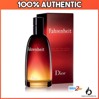 fahrenheit dior eau de toilette 100 ml