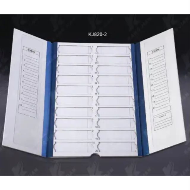Cardboard Microscope Slide Folder, 20pcs capacity Shopee Malaysia