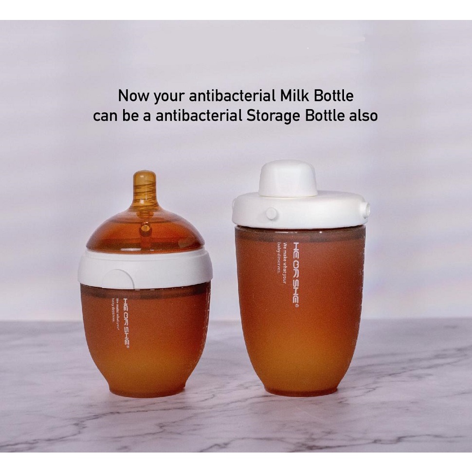 He Or She Ultra Transform Cap Heorshe Milk Bottle Cap Cover 2pcs White New Pgmall