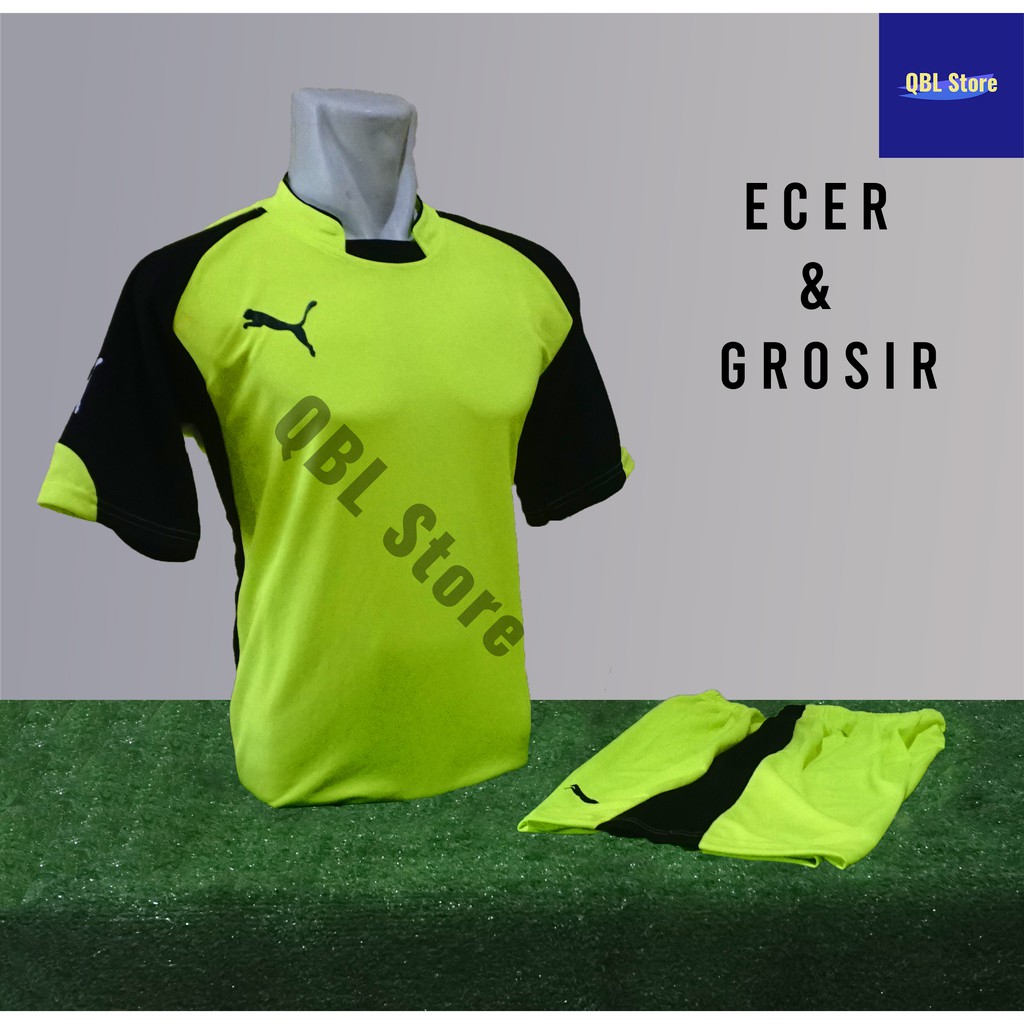 highlighter green nike shirt