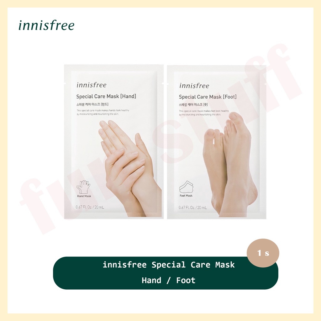 INNISFREE Special Care Mask Hand / Foot (1pc) Shopee Malaysia