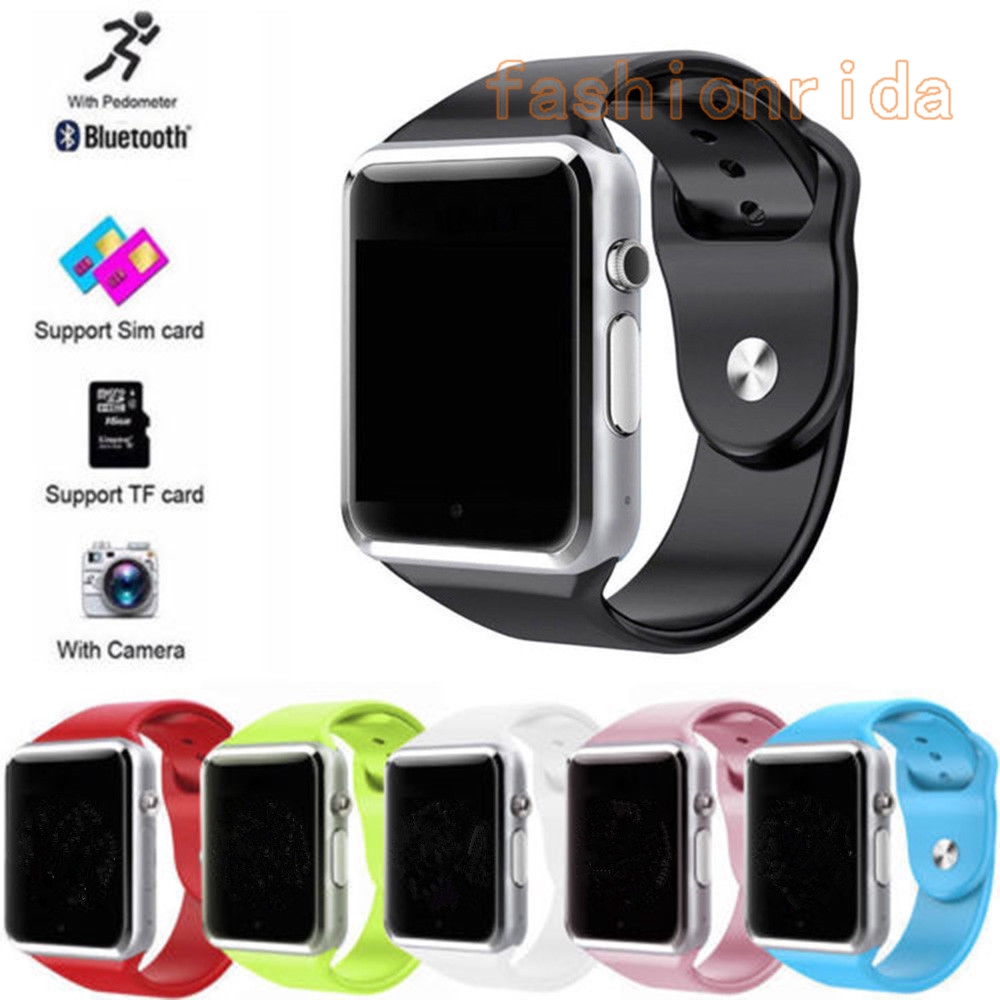 bluetooth smart wrist watch a1 gsm phone for android samsung iphone man women