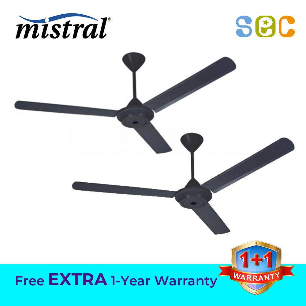 Mistral 60 Ceiling Fan With Remote Control Twin Pack Mcf680r