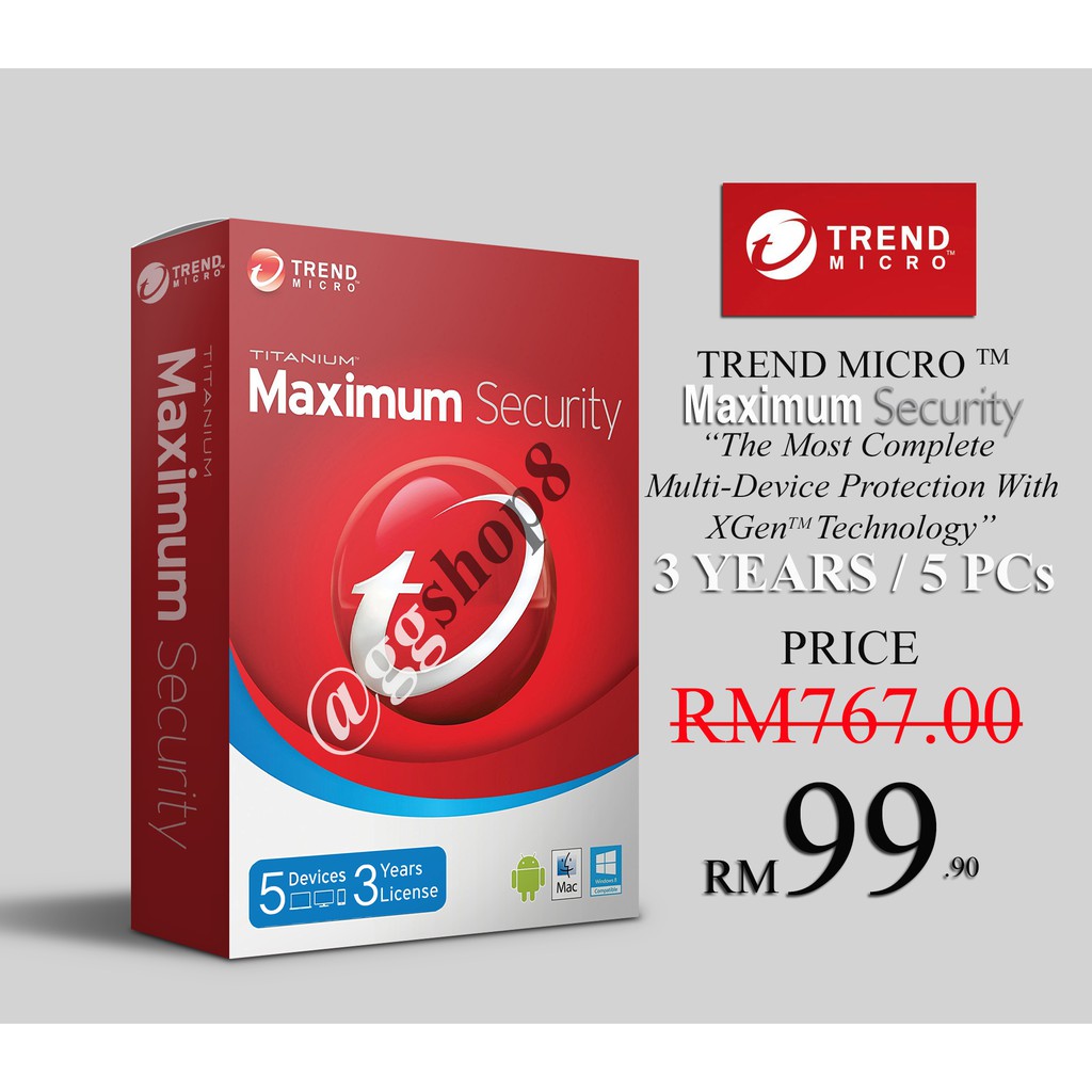 Trend micro maximum internet security