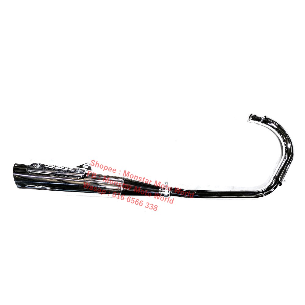 EJM Custom Modenas Jaguh 175 Standard Exhaust Pipe Ekzos Muffler Box