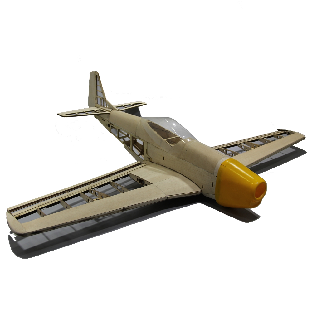 Mustang P51 1000mm Wingspan Balsa Wood 