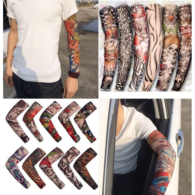 Sarung Lengan Tattoo Sepasang 2pcs Shopee Malaysia