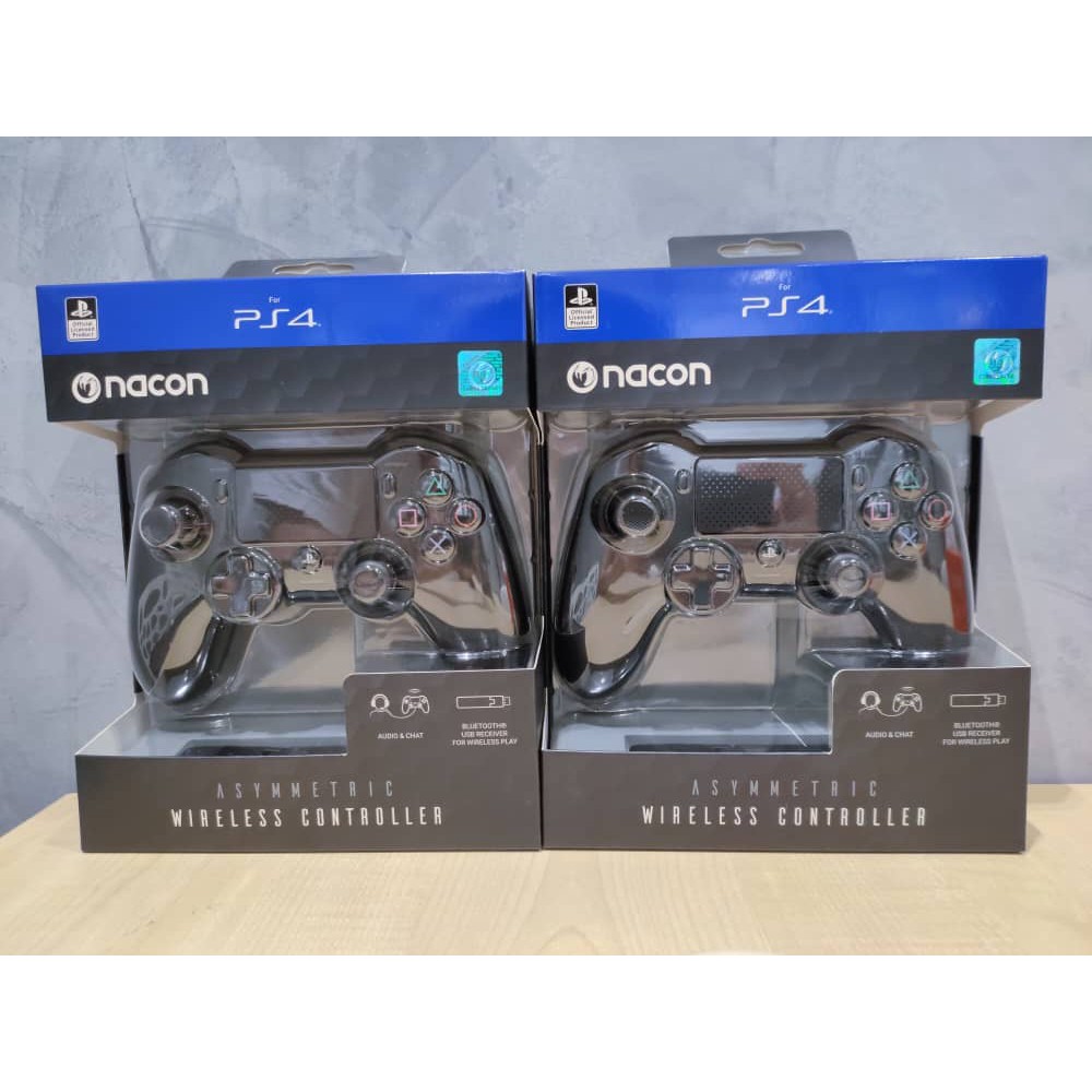 nacon asymmetric wireless controller for ps4