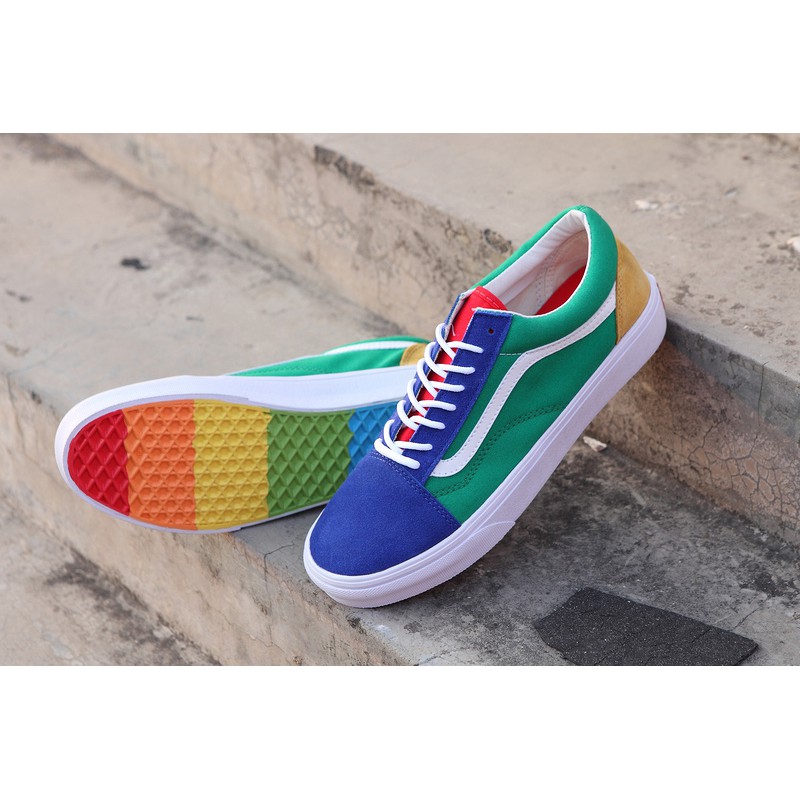 vans retro rainbow