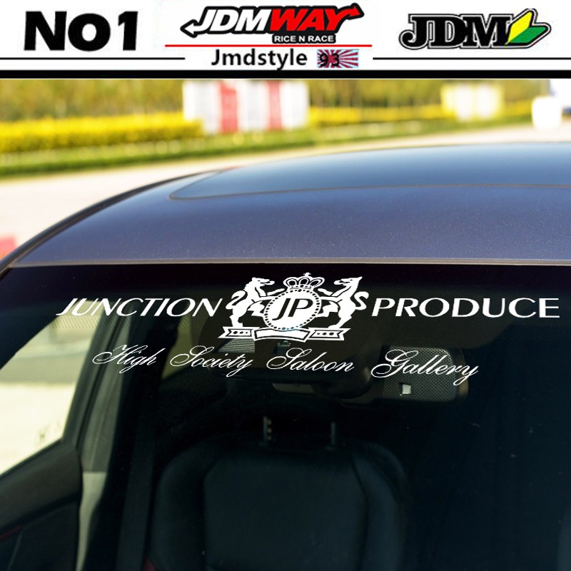 Junction Produce Front Side Windshield Banner Decal Vinyl Car Sticker