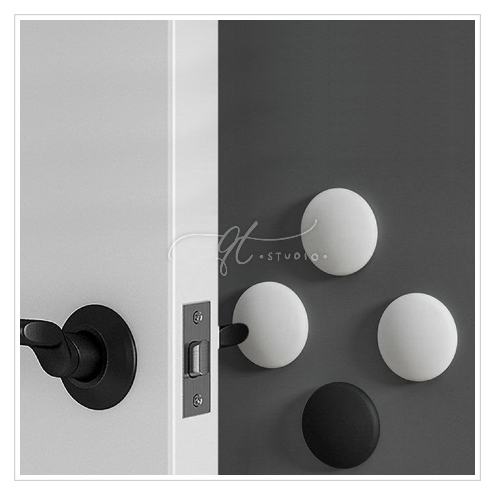 [Ready Stock] Door Handle Stopper / Self Adhesive Rubber Door Stopper
