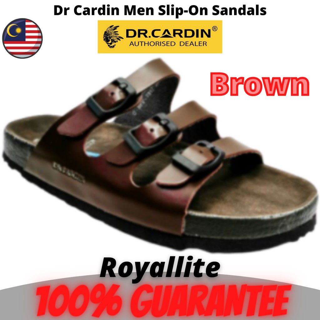 Dr Cardin Men Slip-On Sandals(D-BFV-7317)Light Weight & Comfortable Black