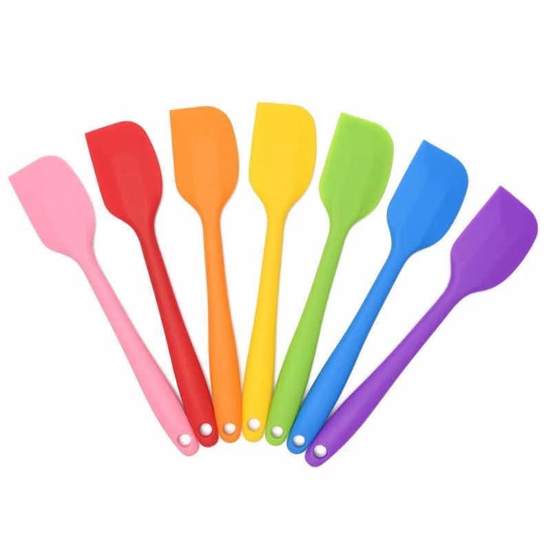 Senduk Silikon Adunan Kek Tahan Panas Spatula Silicone Scraper Butter Icing Heat Resistant Kitchen Cookware Pastry