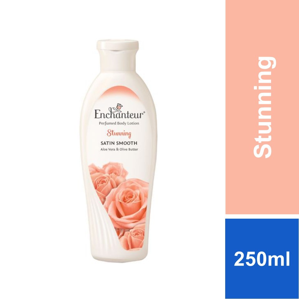 Enchanteur Hand & Body Lotion Satin Smooth Stunning 250ml Shopee Malaysia