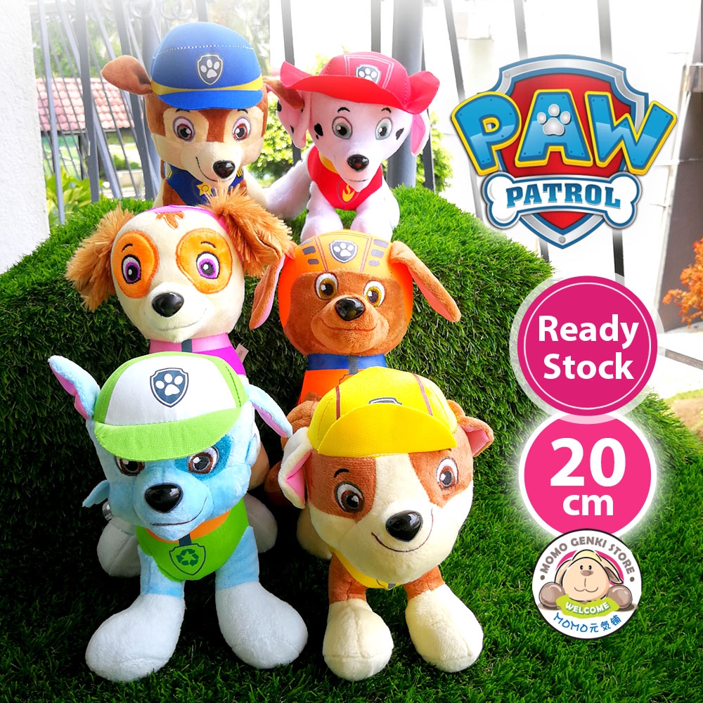 paw patrol soft toys set