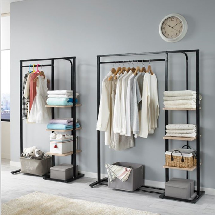 Home Life Floor Racks Bedroom Single Pole Coat Rack Hanging Clothes Rack Racks