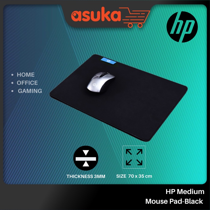 HP Medium Mouse Pad-Black (700mm x 350mm)