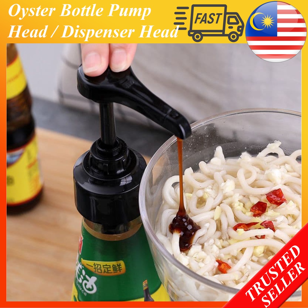 Household Oyster Chili Tomato Sauce Pump Head Bottle Dispenser Squeezer