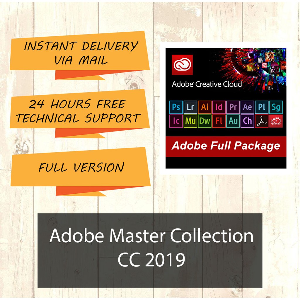 Adobe Creative Cloud Master Collection Cc 19 All Set 100 Worked Shopee Malaysia