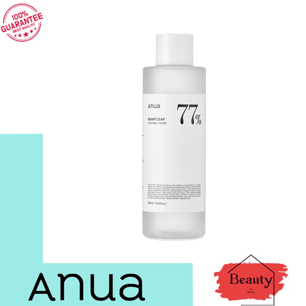 ANUA] - Heartleaf 77% Soothing Toner 250ml | Shopee Malaysia