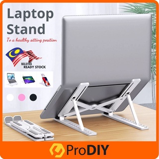 Adjustable Laptop Holder Notebook Laptop Bracket Foldable Plastic Non Slip Stand PC Notebook