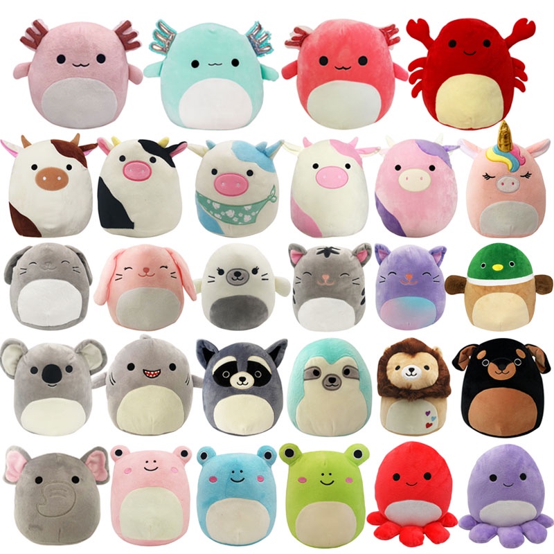 Squishmallows Animal Doll Stuffed Toys Birthday Big Plush Dolls Easter Rabbit Appease Cartoon