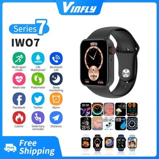 Smart Watch 7 1.82Inch Full Screen IP68 Waterproof Blood Pressure Blood Oxygen Rotation Button IWO7 Sports smart watch