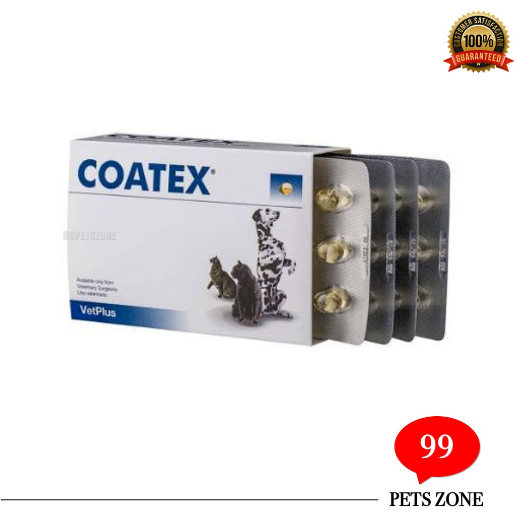Vetplus Coatex EFA Skin Supplement For Cat & Dogs 60 Capsules Shopee Malaysia