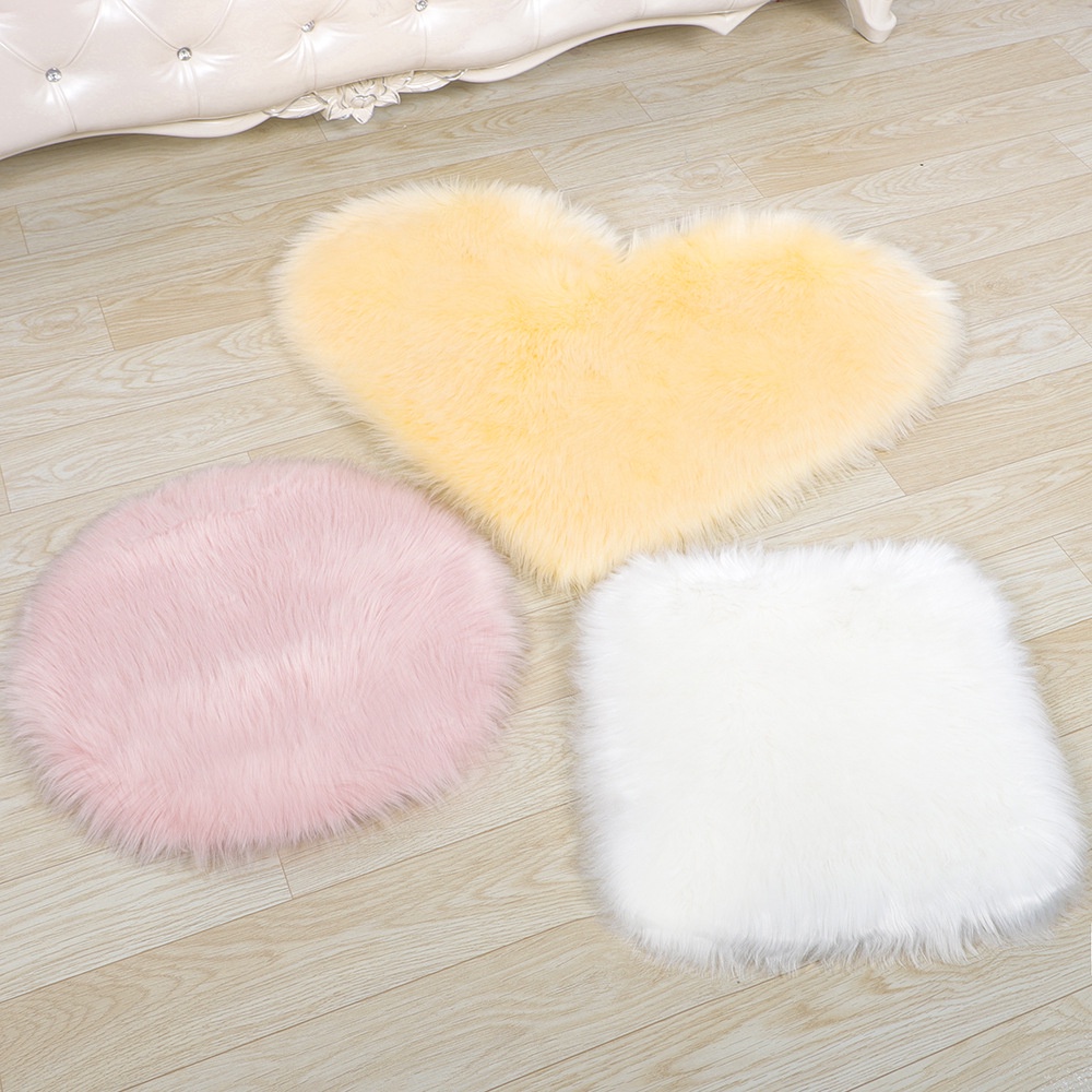 Super Fluffy Soft Shaggy Faux Fur Rug Carpet Tatami Home Sofa Mat Cushion