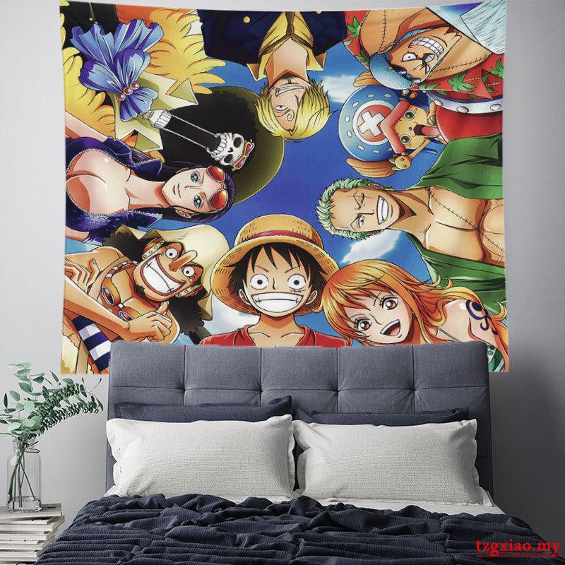 Cartoon One Piece Tapestry Wall Wall Decoration Living Room Bedroom 