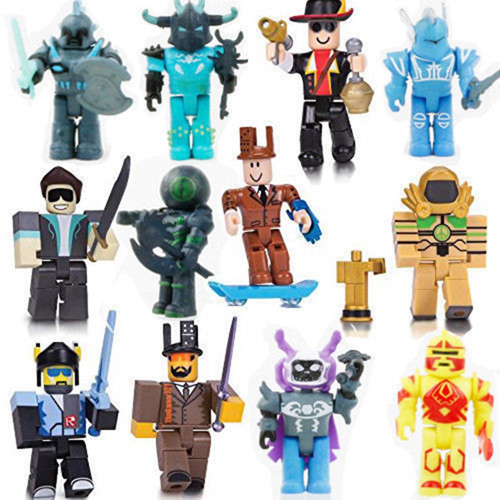 12pcs Set 3 Roblox Action Figures Pvc Game Toy Kids Gift Shopee Malaysia - qoo10 factory pvc roblox game figma oyuncak action figure toys