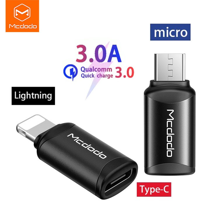 Mcdodo OTG Type C To Lightning Converter 3A Fast Charger Type C To