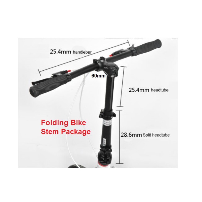 folding bike handlebar stem