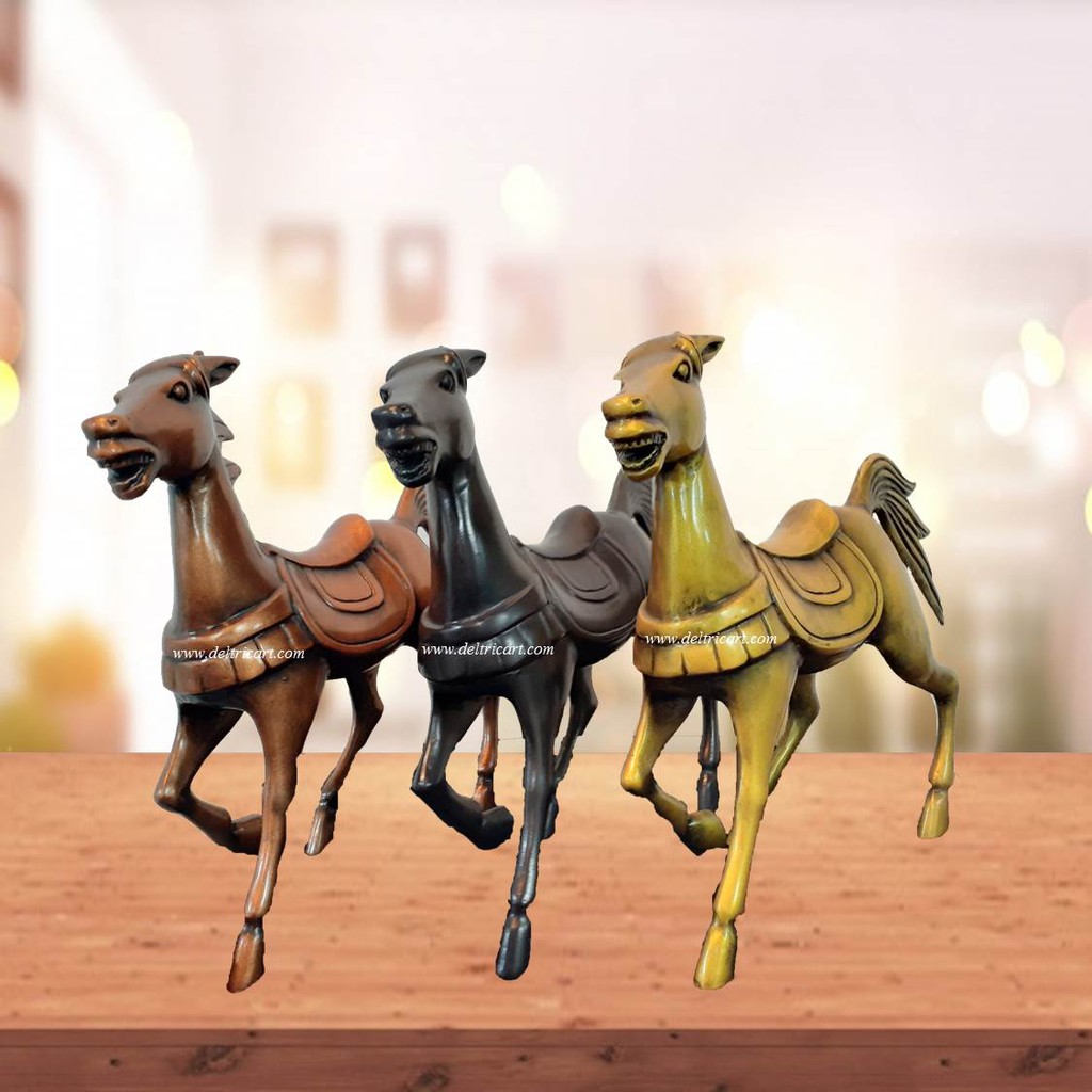 Horse Mini Sculpture Home Decor (Hiasan Rumah Arca Mini Kuda)