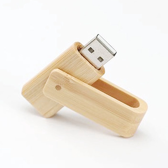 Bamboo USB Drive Pendrive, 32gb Storage Eco-Friendly & Sustainable Materials