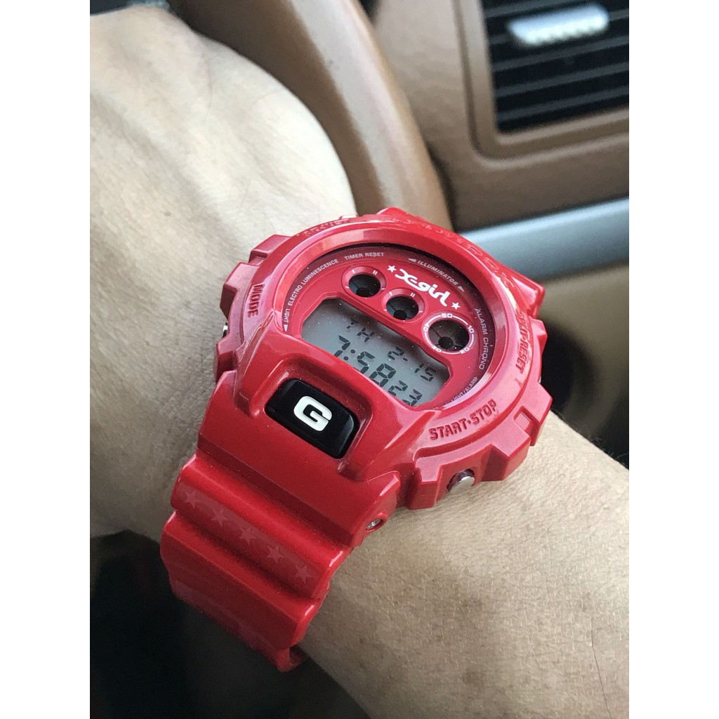 G-SHOCK CASIO XG Collaboration Limited Model Red Japan DW-6900FS-X-GIRL RED  | Shopee Malaysia