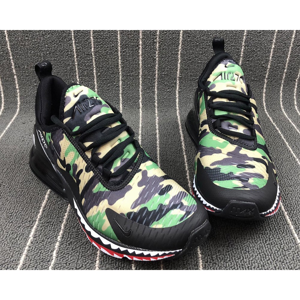 StclaircomoShops A Bathing APE X Nike Air Max 270 Shark