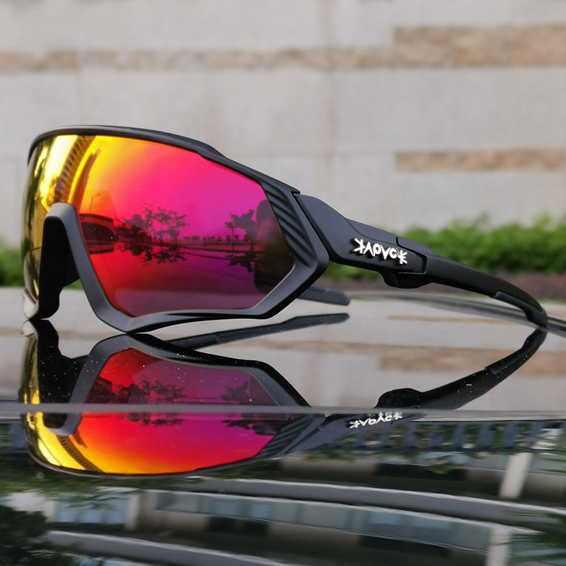 Free 5Lens KAPVOE Sunglasses Men & Women's Polarized UV400 Sports Sunglasses 