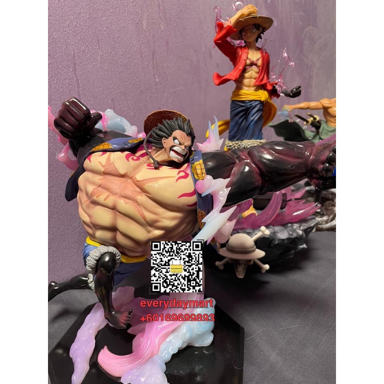 ONE PIECEGEAR FOURTH MONKEY D. LUFFY COMBAT VERSIONACTION FIGURE TOY STATUES海贼王4档路飞战斗形态手办模型