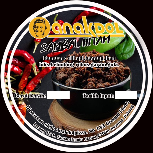 Sambal Hitam Anakdol Shopee Malaysia