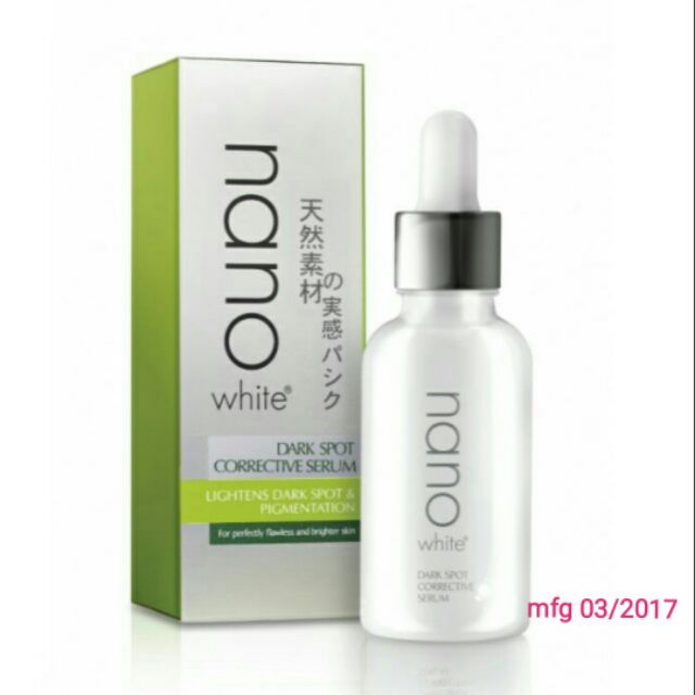 Nano White Nanowhite Dark Spot Corrective Serum 30ml Shopee Malaysia