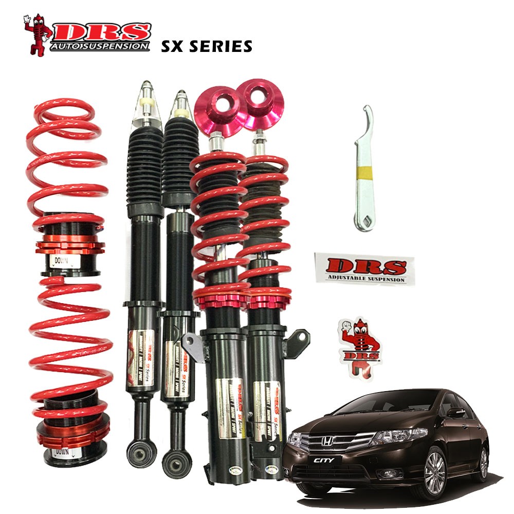 Honda City 2008 2013 Drs Hi Lo Body Shift Adjustable Absorber Suspension Shopee Malaysia