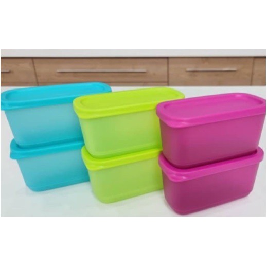 🌼Tupperware Cubix Rectangular Small 250ml (Set 2)