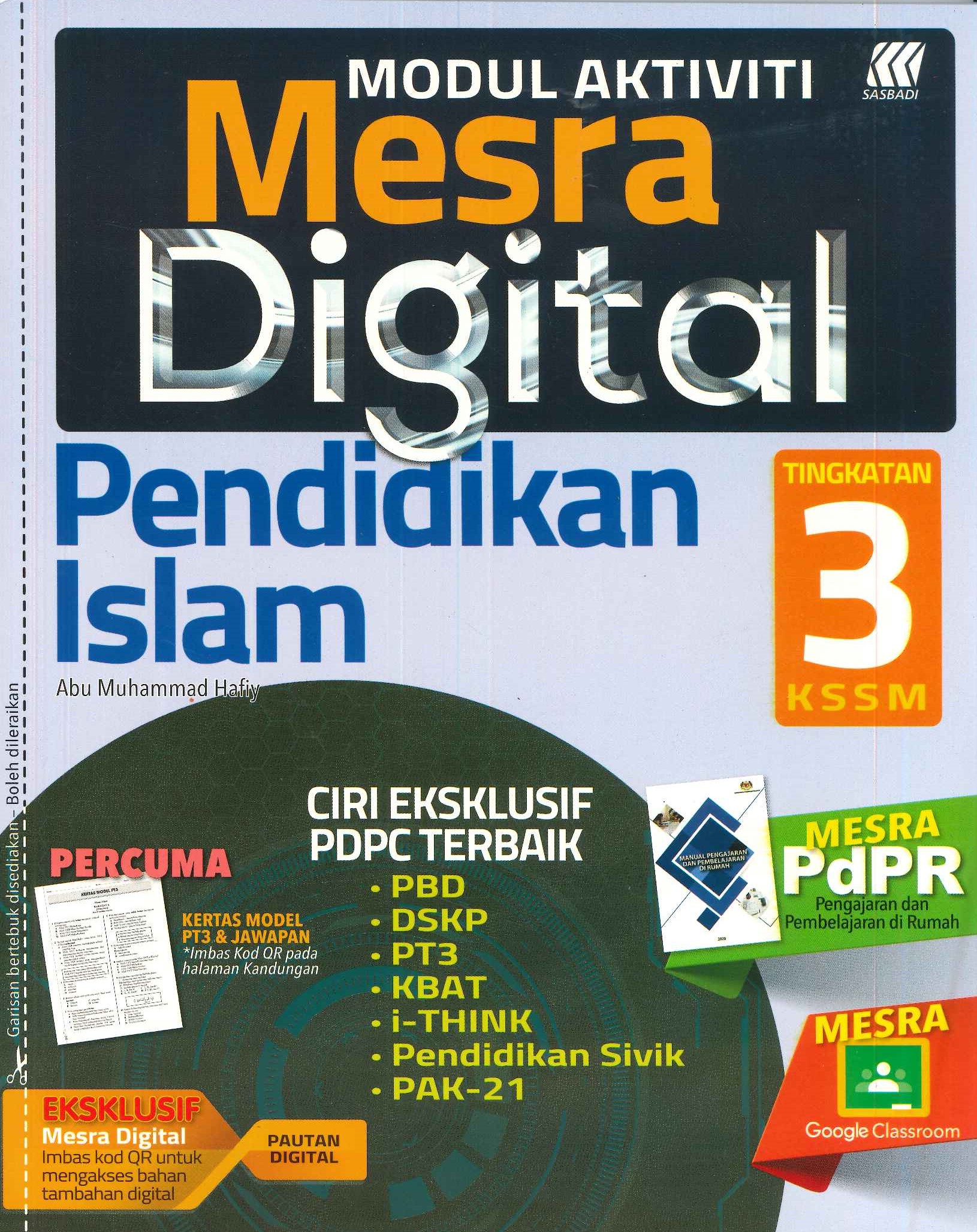 2021 Modul Aktiviti Mesra Digital Pendidikan Islam Tingkatan 3 Kssm Shopee Malaysia